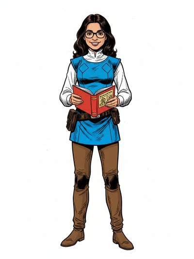 Gabriela's Teacher Transformation 📚 - Comic Book