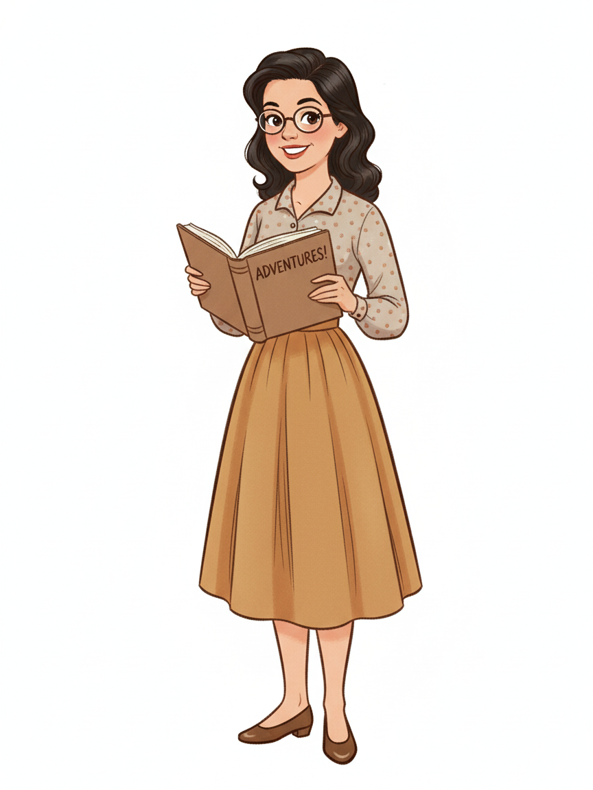 Gabriela the Guide - Vintage Storybook