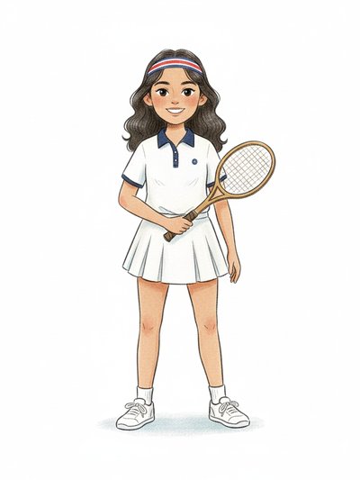 Gabriela's Grand Slam 🎾 - Gentle Pencil