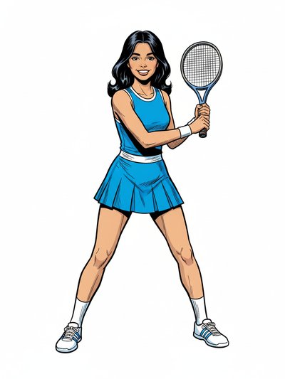 Gabriela's Grand Slam 🎾 - Comic Book