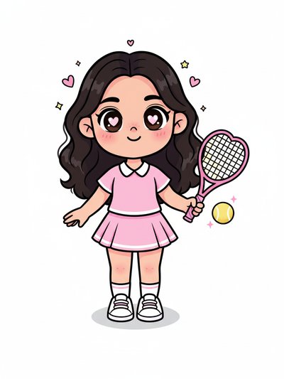 Gabriela's Grand Slam 🎾 - Kawaii Cute