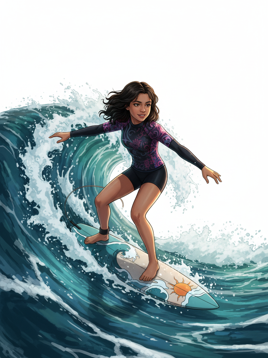 Gabriela the Wave Rider - Webtoon Anime