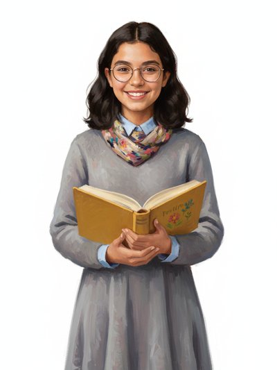 Gabriela's Teacher Transformation 📚 - Impressionist Painting