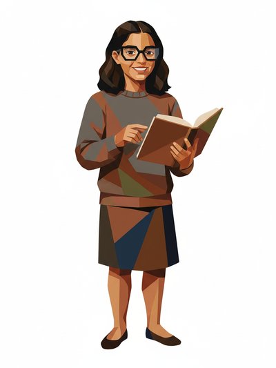 Gabriela's Teacher Transformation 📚 - Cubist Painting