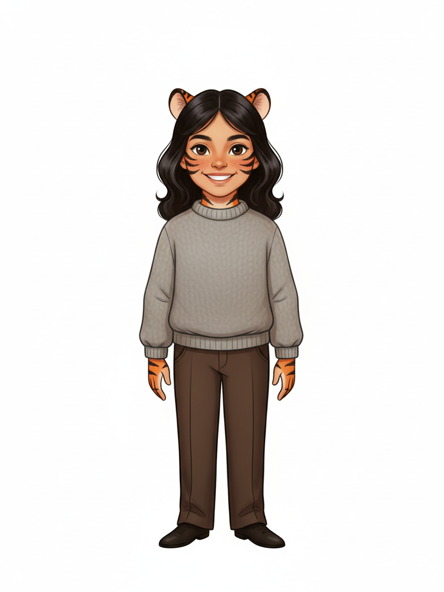 Gabriela the Tigeress - Vintage Storybook