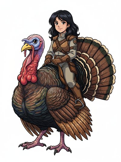Gabriela's Turkey Adventure 🎨 - Classic Anime