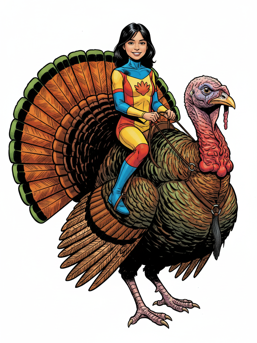 Gobblebela the Turkey Rider - Comic Book