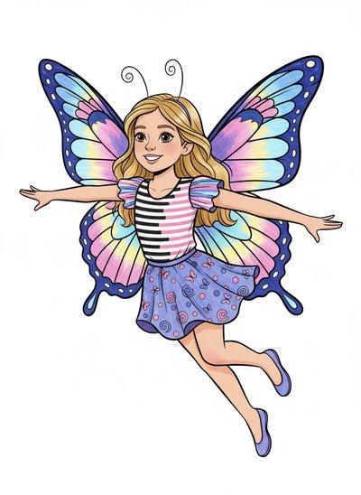 Butterfly - Classic Coloring Book