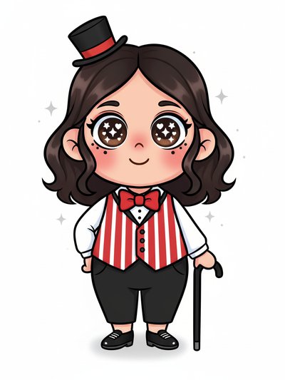 Gabriela's Vaudeville Vision 🎩 - Kawaii Cute