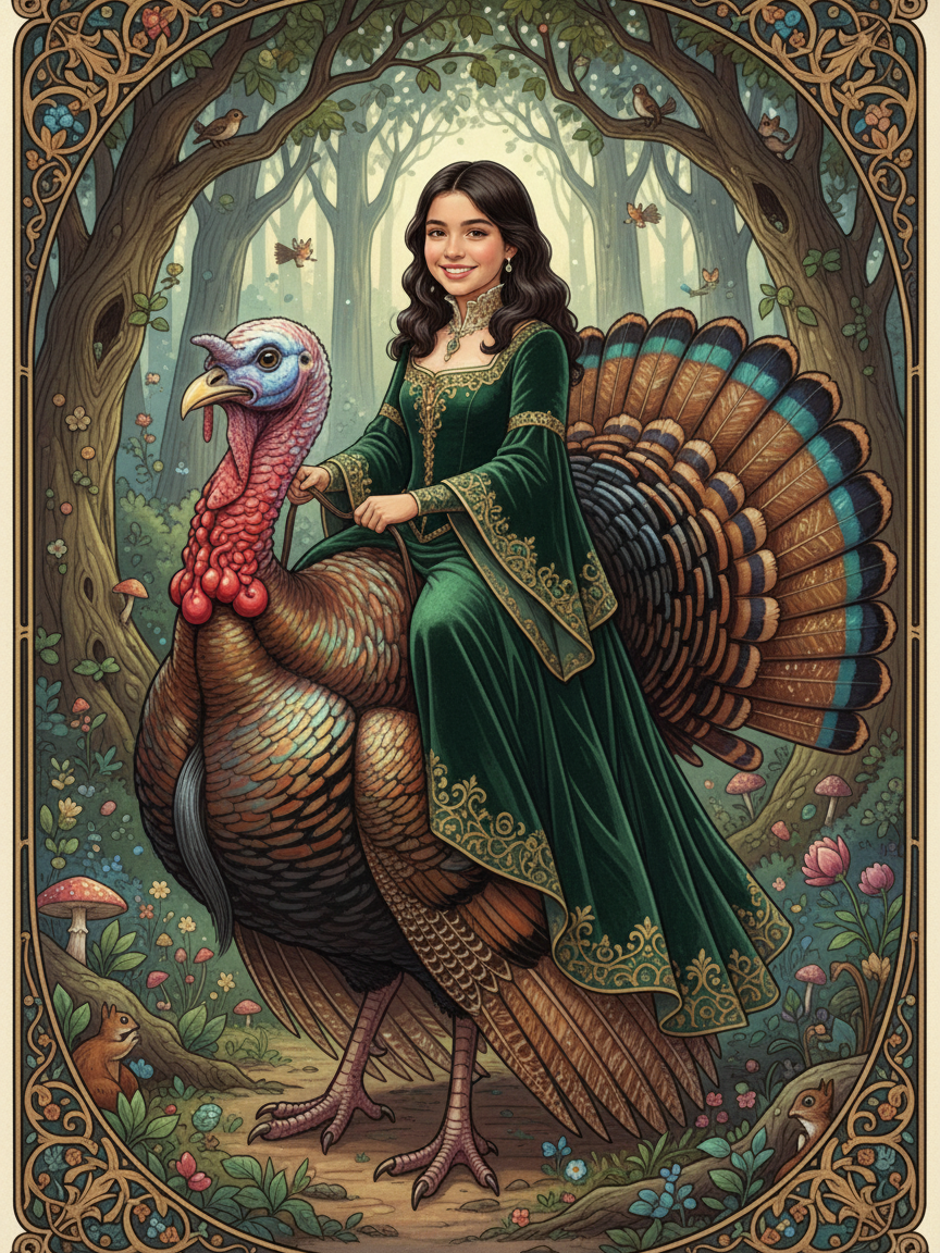 Gobblebela the Turkey Rider - Fairy Tale Classic