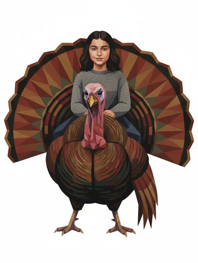 Gabriela's Turkey Adventure 🎨 - Cubist Painting