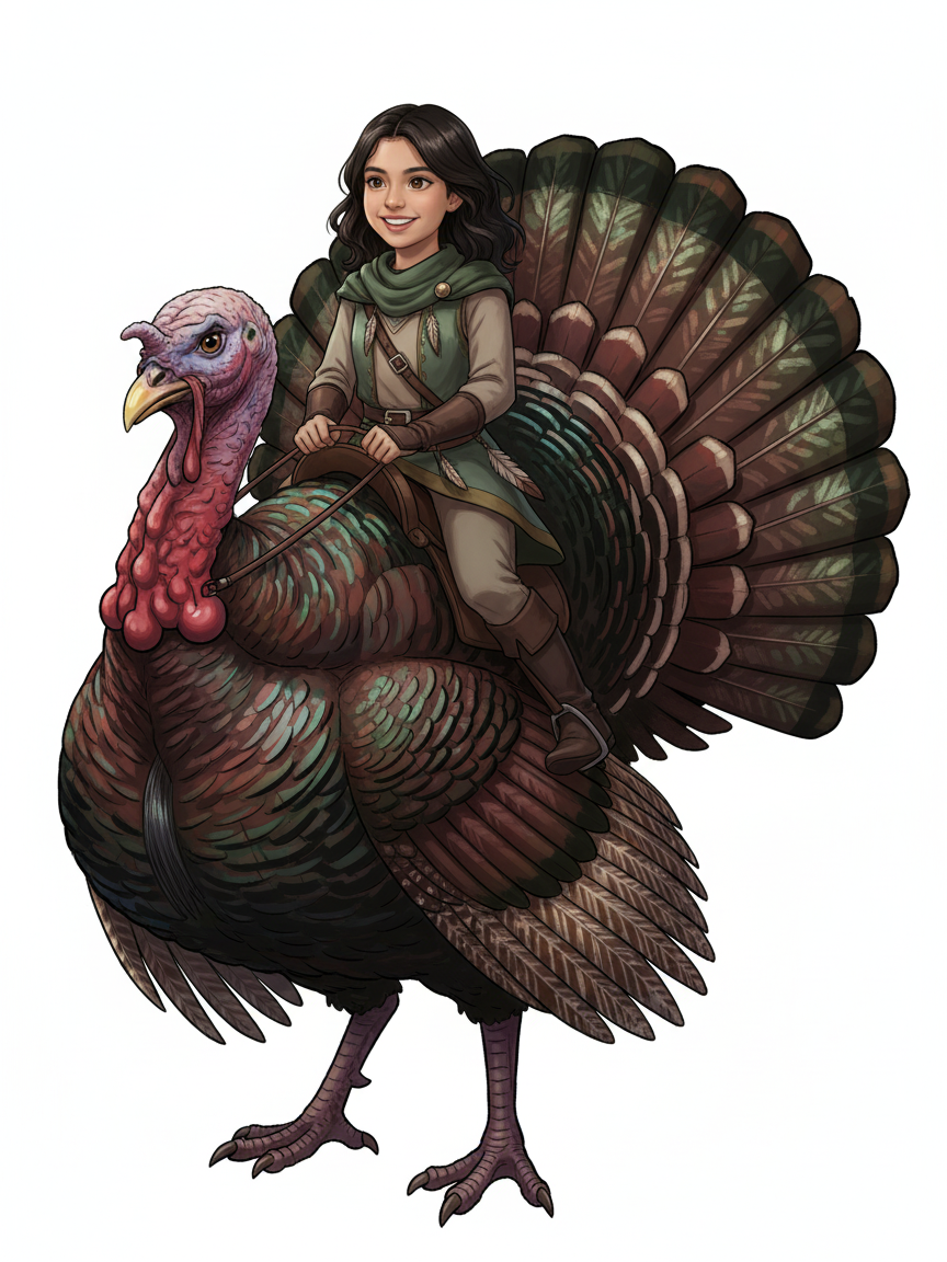 Gobblebela the Turkey Rider - Webtoon Anime