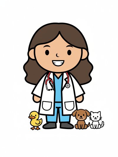 Veterinarian Gabriela's World 🌟 - Preschool Simple