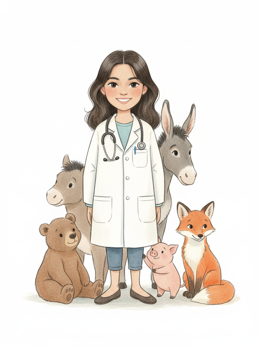 Dr. Gabby the Vet - Gentle Pencil