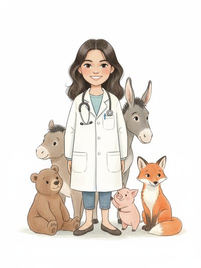 Veterinarian Gabriela's World 🌟 - Gentle Pencil