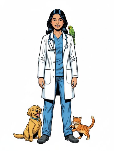 Veterinarian Gabriela's World 🌟 - Comic Book
