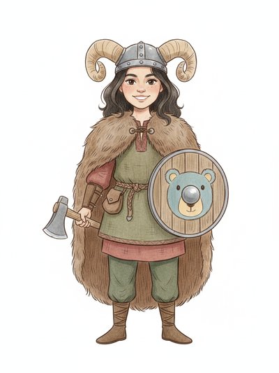 Gabriela's Viking Vibes ⚔️🌟 - Gentle Pencil