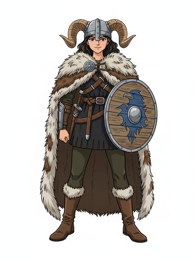 Gabriela's Viking Vibes ⚔️🌟 - Classic Anime