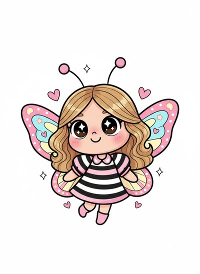 Butterfly - Kawaii Cute