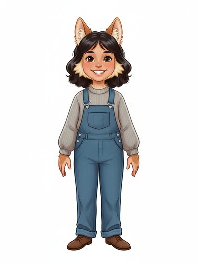 Gabriela's Howling Adventure 🌕 - Vintage Storybook