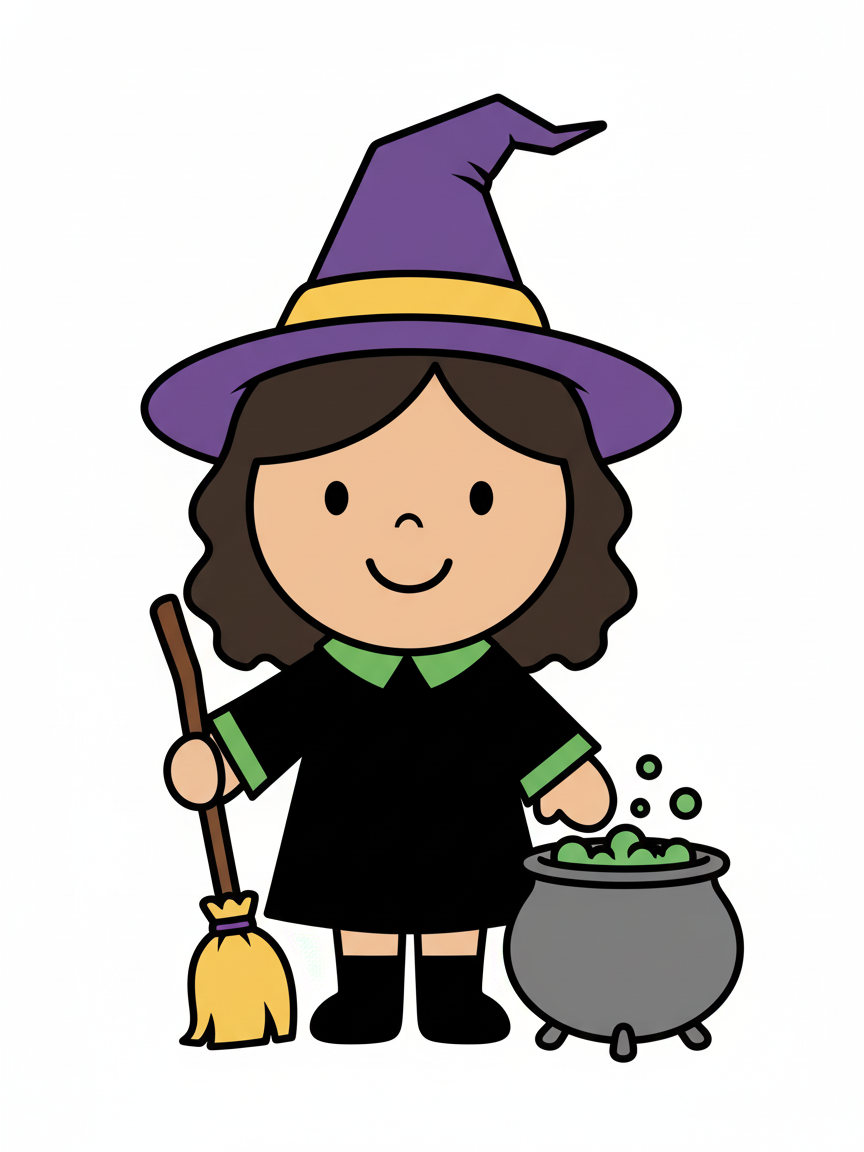 Gabriela the Enchanting Witch - Preschool Simple