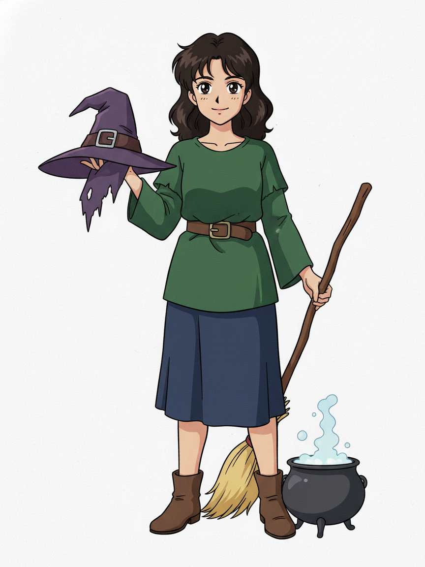 Gabriela the Enchanting Witch - Classic Anime