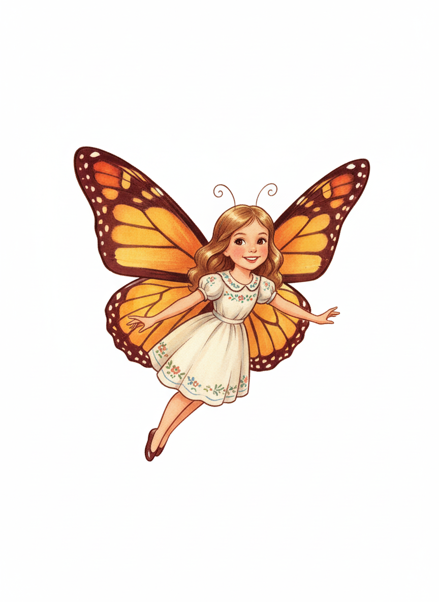 Butterfly - Vintage Storybook