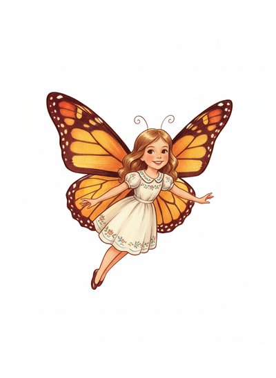 Butterfly - Vintage Storybook