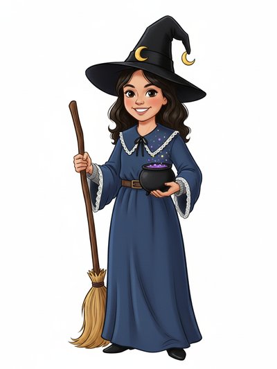 Gabriela's Magical Witchy World 🌟 - Vintage Storybook