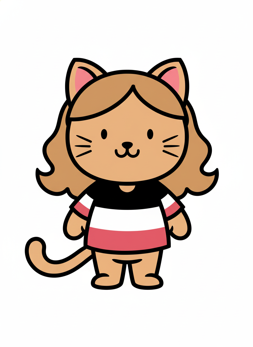 Mary the Playful Cat - Preschool Simple