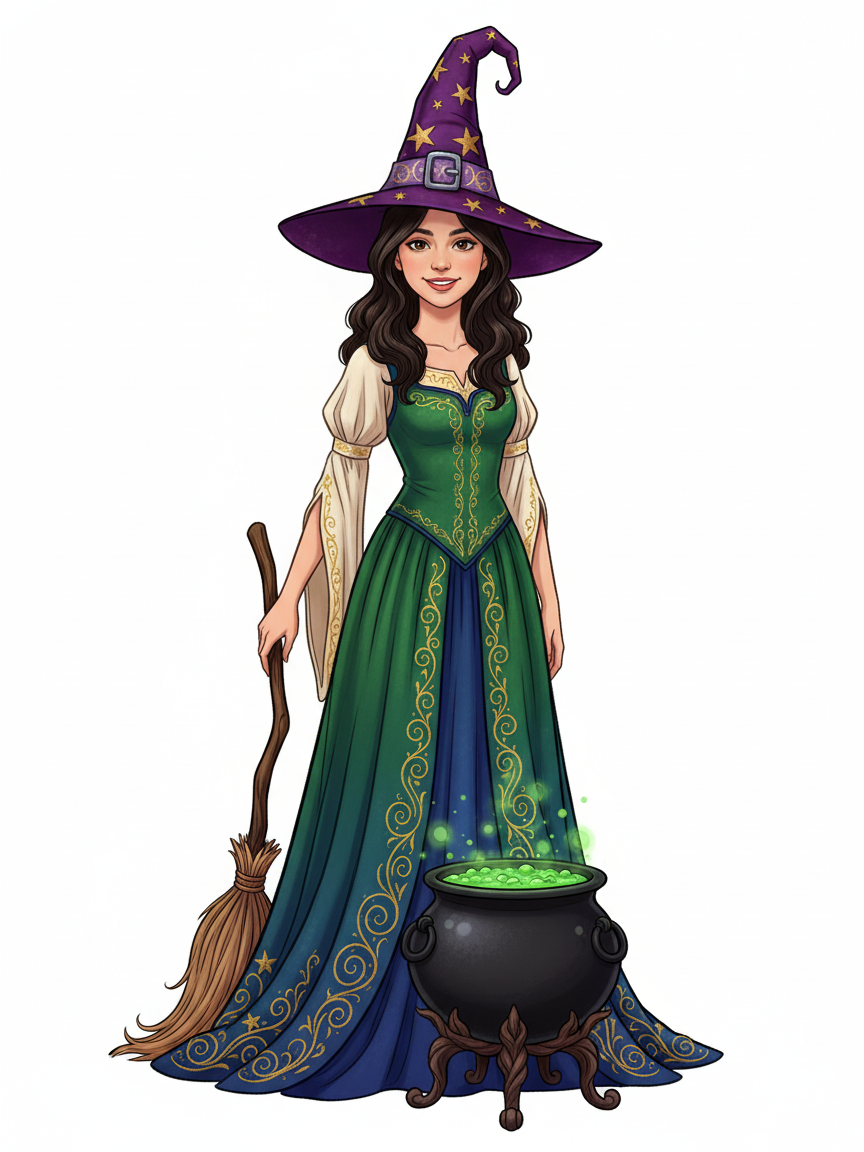 Gabriela the Enchanting Witch - Fairy Tale Classic