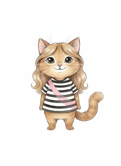 Mary's Cat-tastic Adventure 🐱 - Gentle Pencil