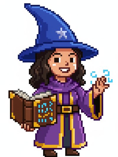 ✨ Gabriela's Magical Makeover - Pixel Art