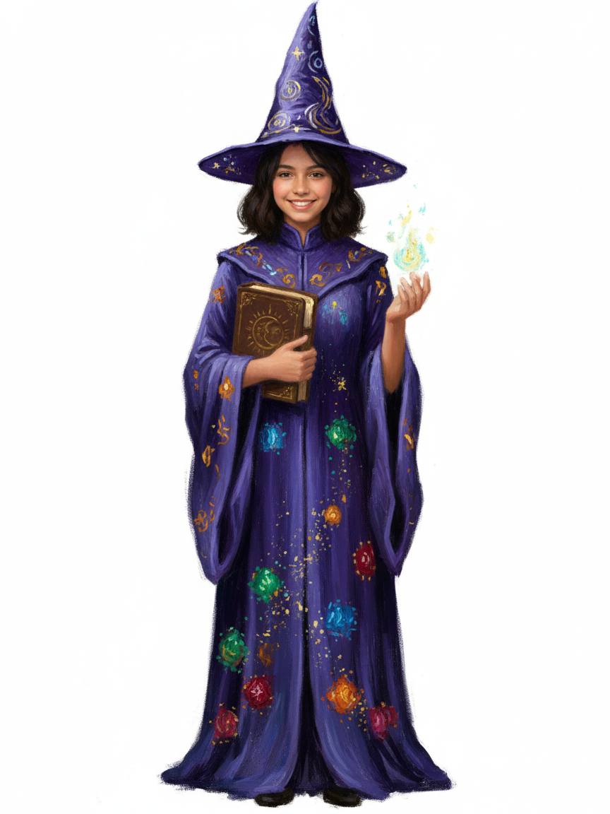 Gabriela the Spellbinder - Impressionist Painting