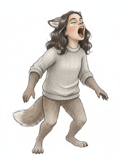 Gabriela's Wild Wolf Vibes 🐺 - Gentle Pencil