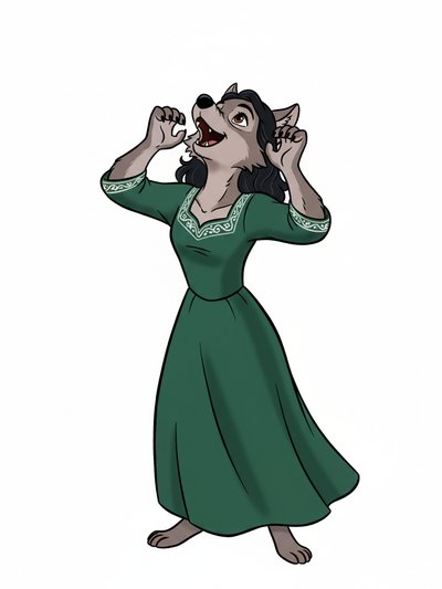 Gabriela's Wild Wolf Vibes 🐺 - Golden Age Animation