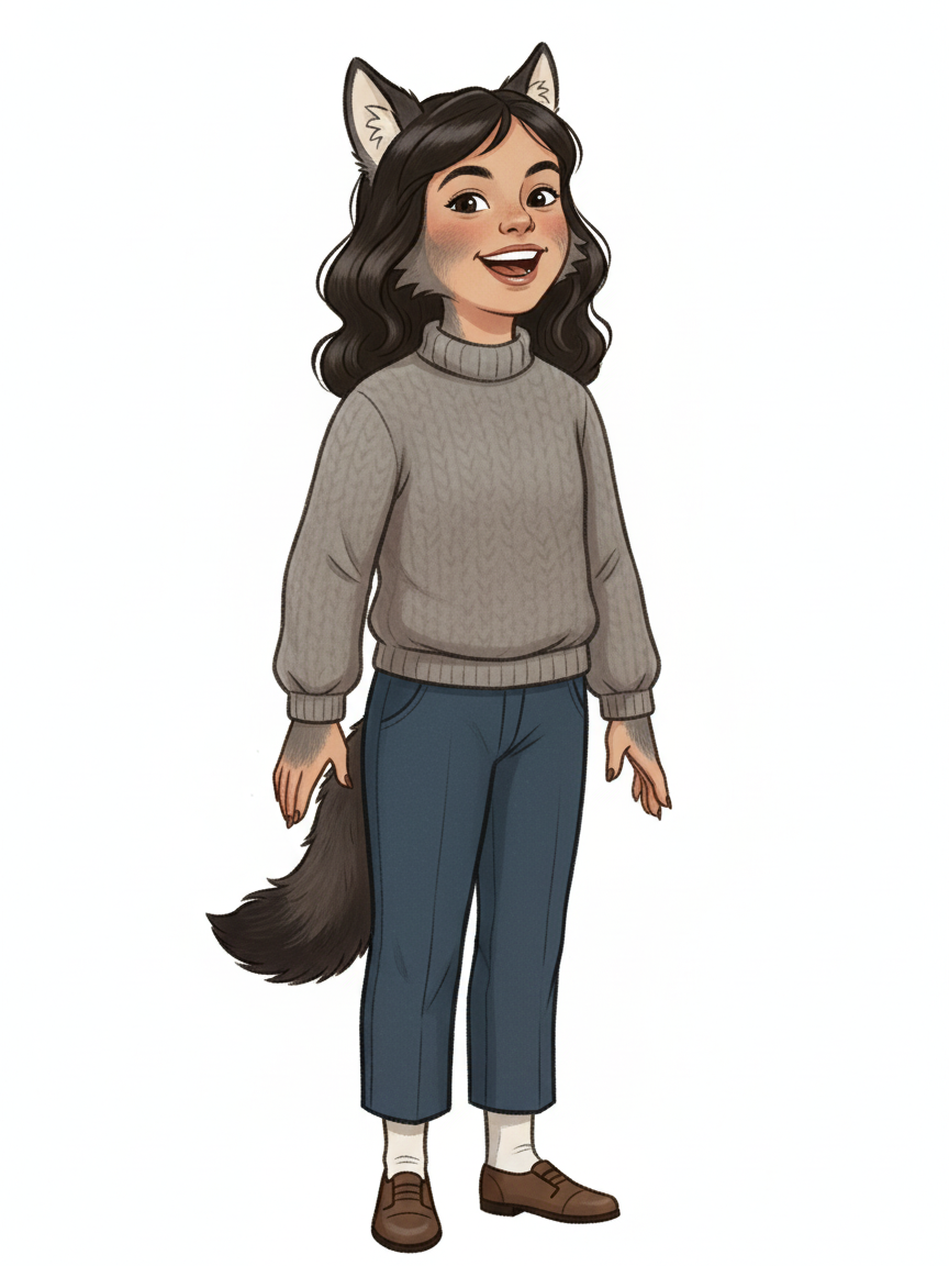 Wolfie Gabriela - Vintage Storybook