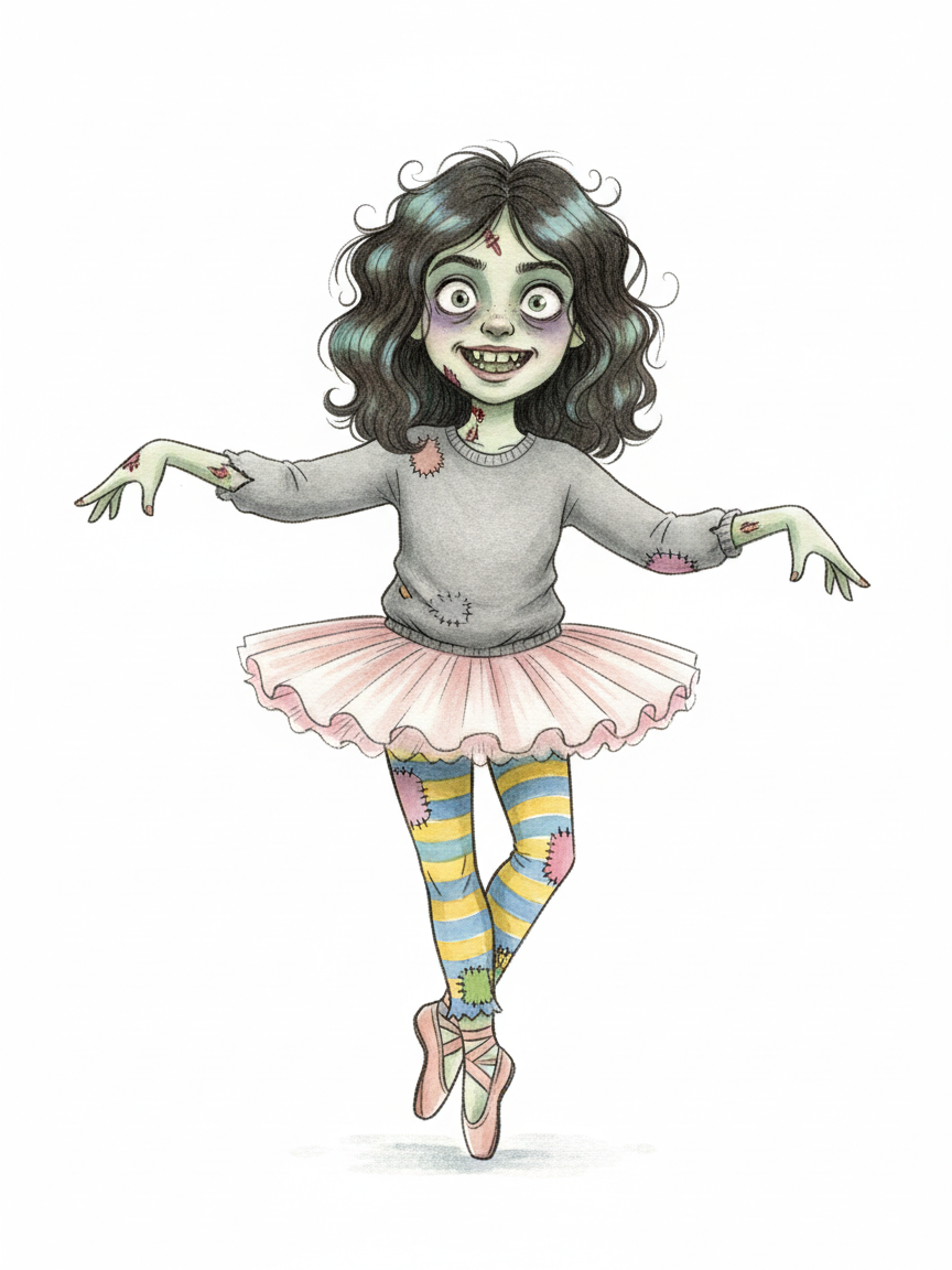 Gabby the Zombelina - Gentle Pencil