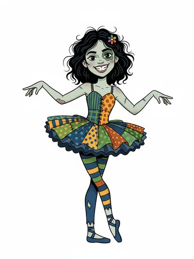 Gabriela's Playful Zombie Adventure - Minimalist