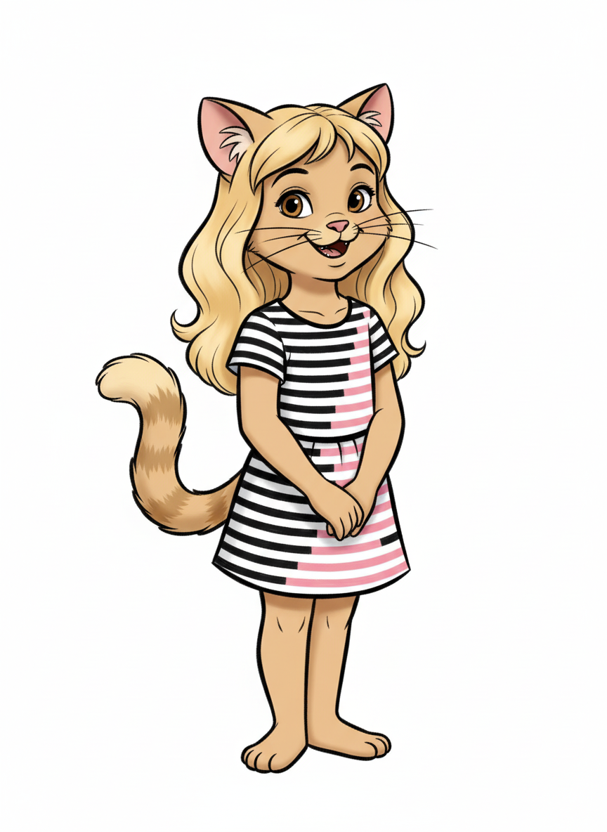 Mary the Playful Cat - Golden Age Animation