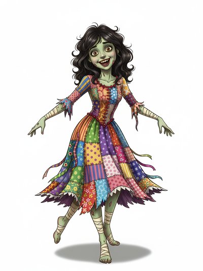 Gabriela's Playful Zombie Adventure - Fairy Tale Classic