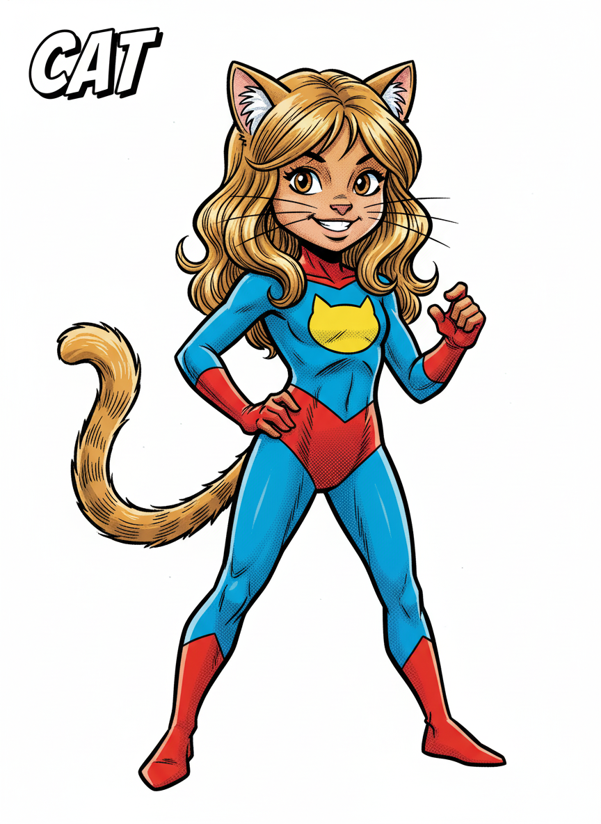 Mary the Playful Cat - Comic Book