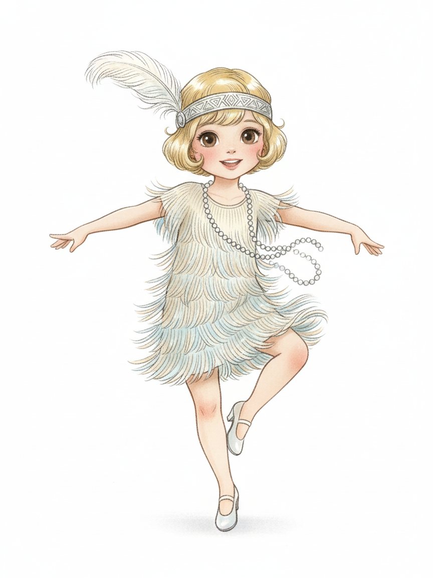 Flapper Julia - Gentle Pencil