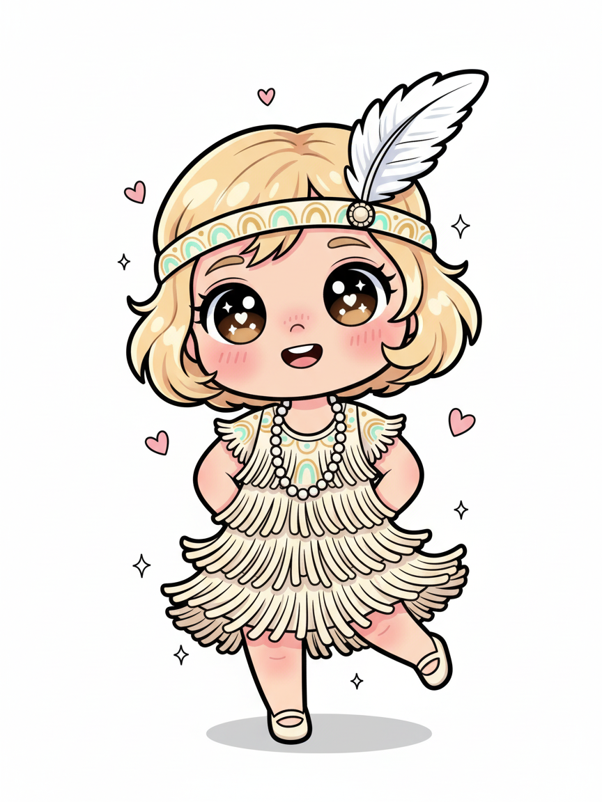 Flapper Julia - Kawaii Cute