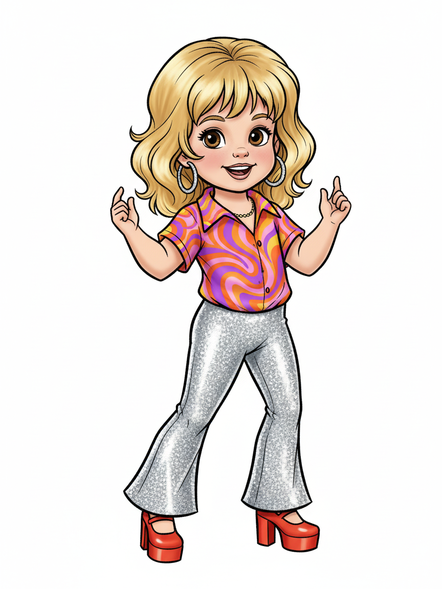 Disco Diva Julia - Golden Age Animation