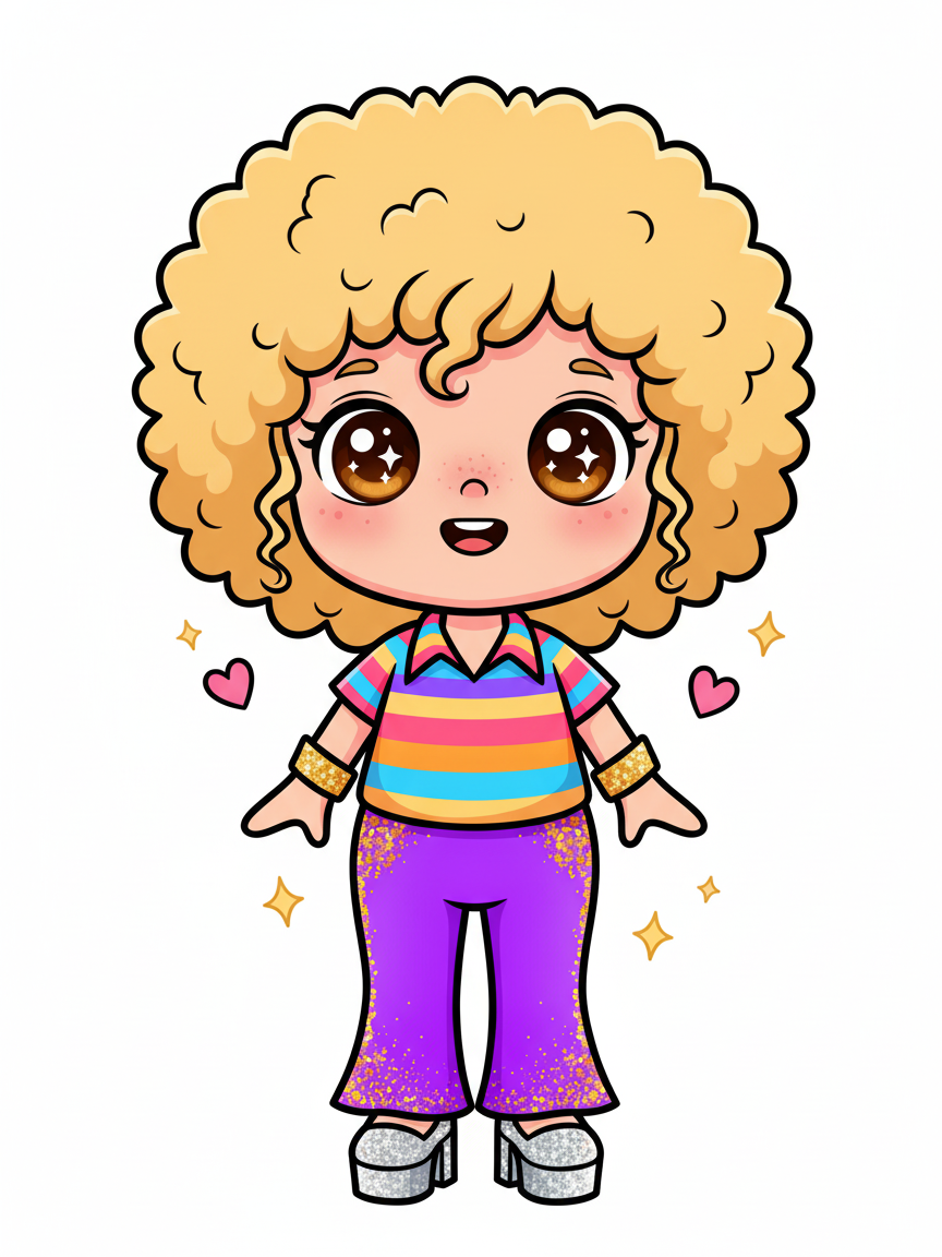 Disco Diva Julia - Kawaii Cute