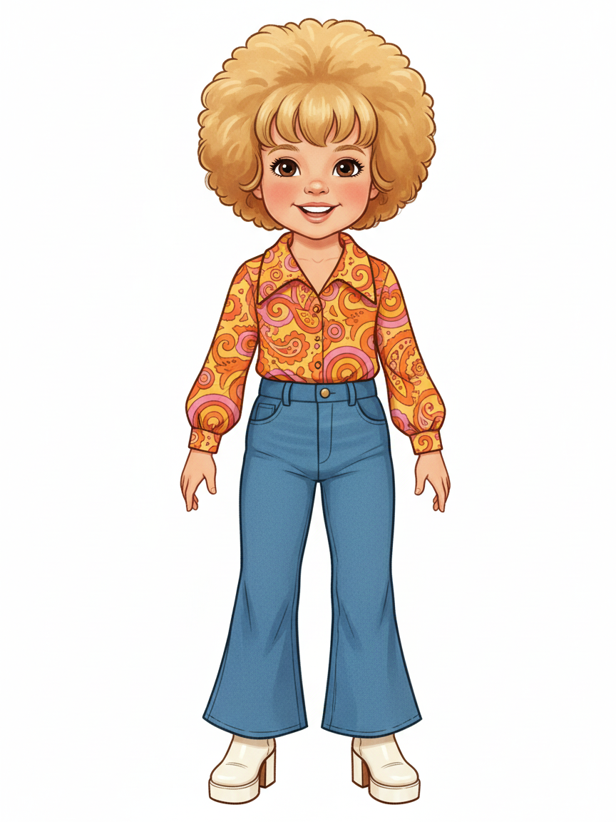 Disco Diva Julia - Vintage Storybook
