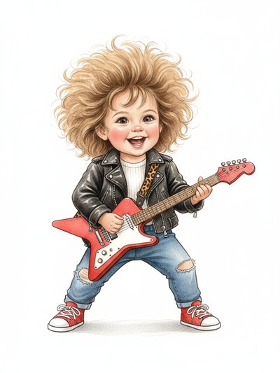 Rockin' Julia's 80s Adventure - Gentle Pencil
