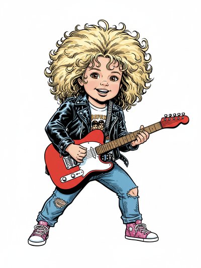 Rockin' Julia's 80s Adventure - Comic Book