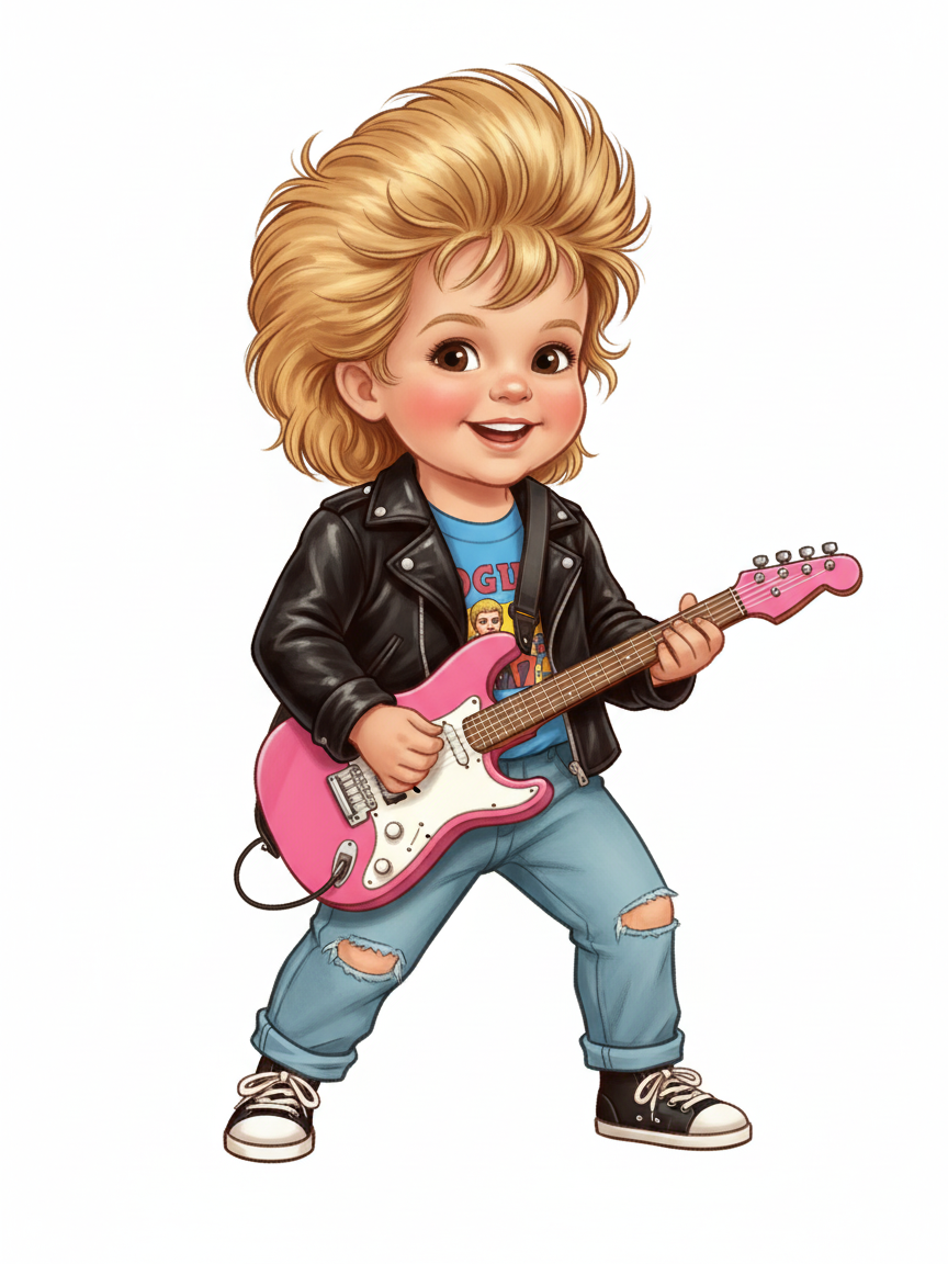 Julia the Rock Star - Vintage Storybook
